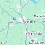 New Hampshire map